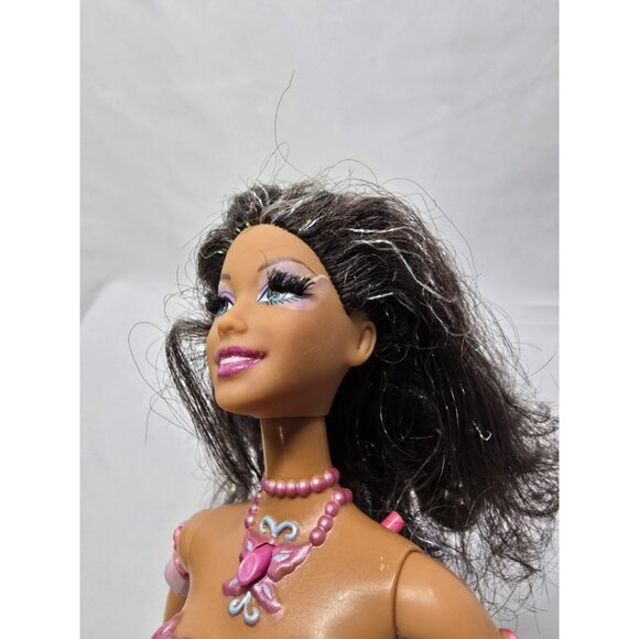 2005 Barbie Fairytopia Mermaidia Elina African American doll- NO WINGS- HTF - Picture 9 of 16
